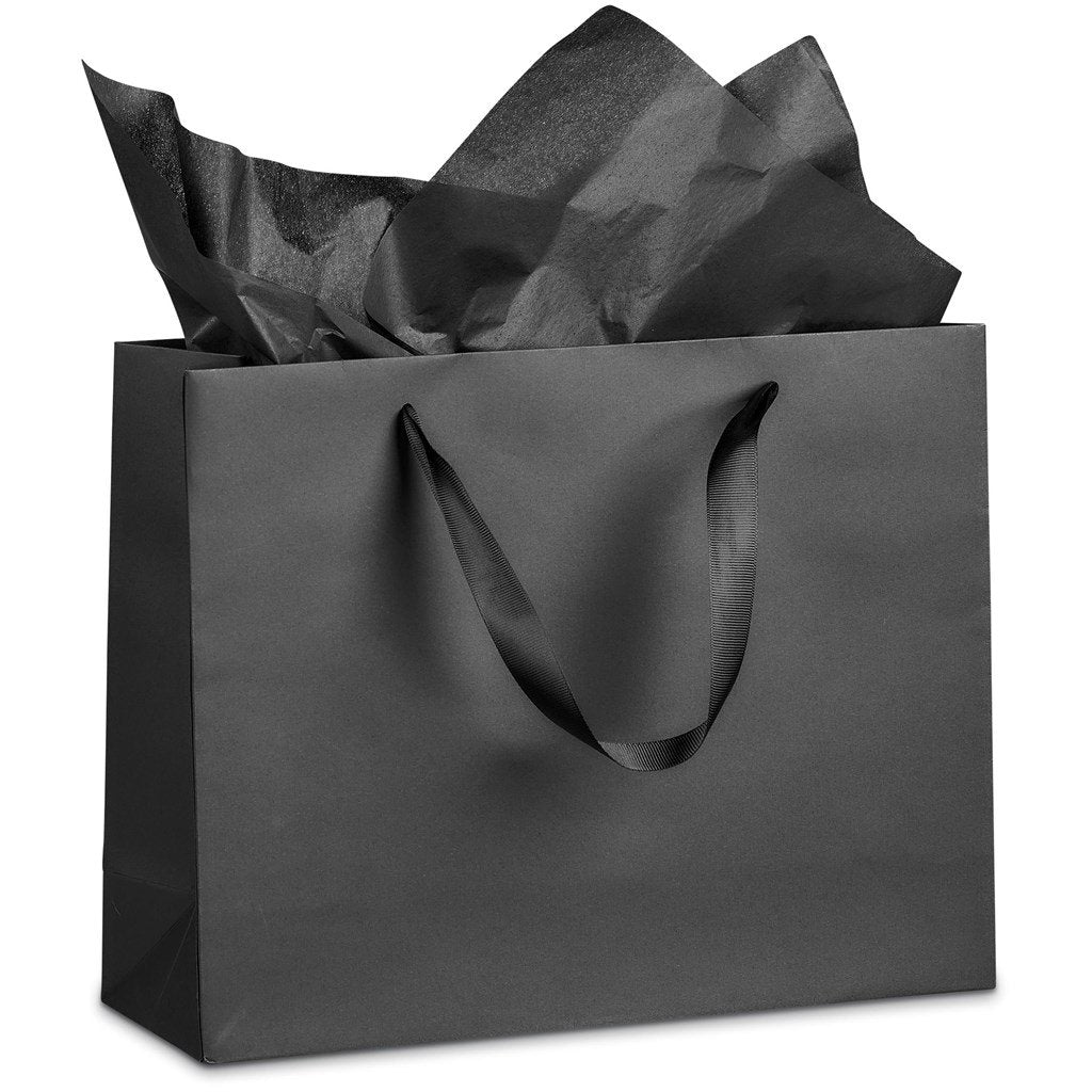 Ritz Midi Paper Gift Bag - Black
