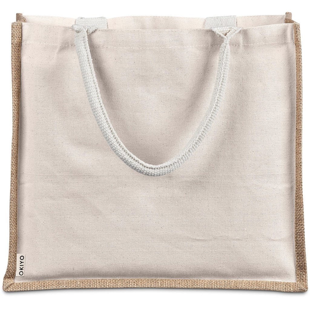 Chinsai Maxi Jute & Cotton Tote