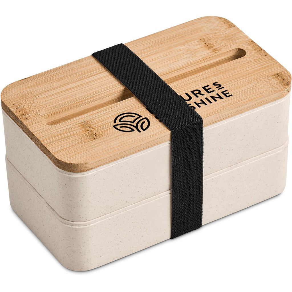 Dura Wheat Straw & Bamboo Lunch Box Set