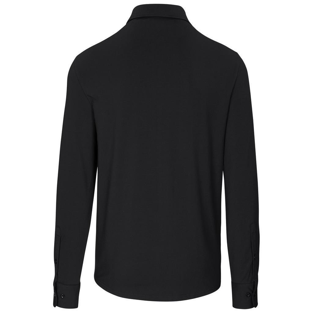 Mens Long Sleeve  Cronus Knitted Shirt