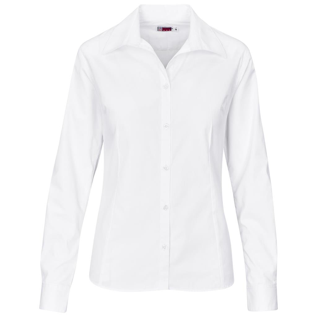 Ladies Long Sleeve Cotton Twill Moderna Shirt