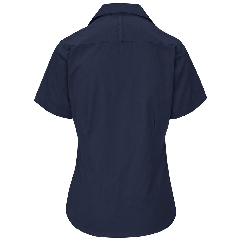 Ladies Short Sleeve Cotton Twill Moderna Shirt