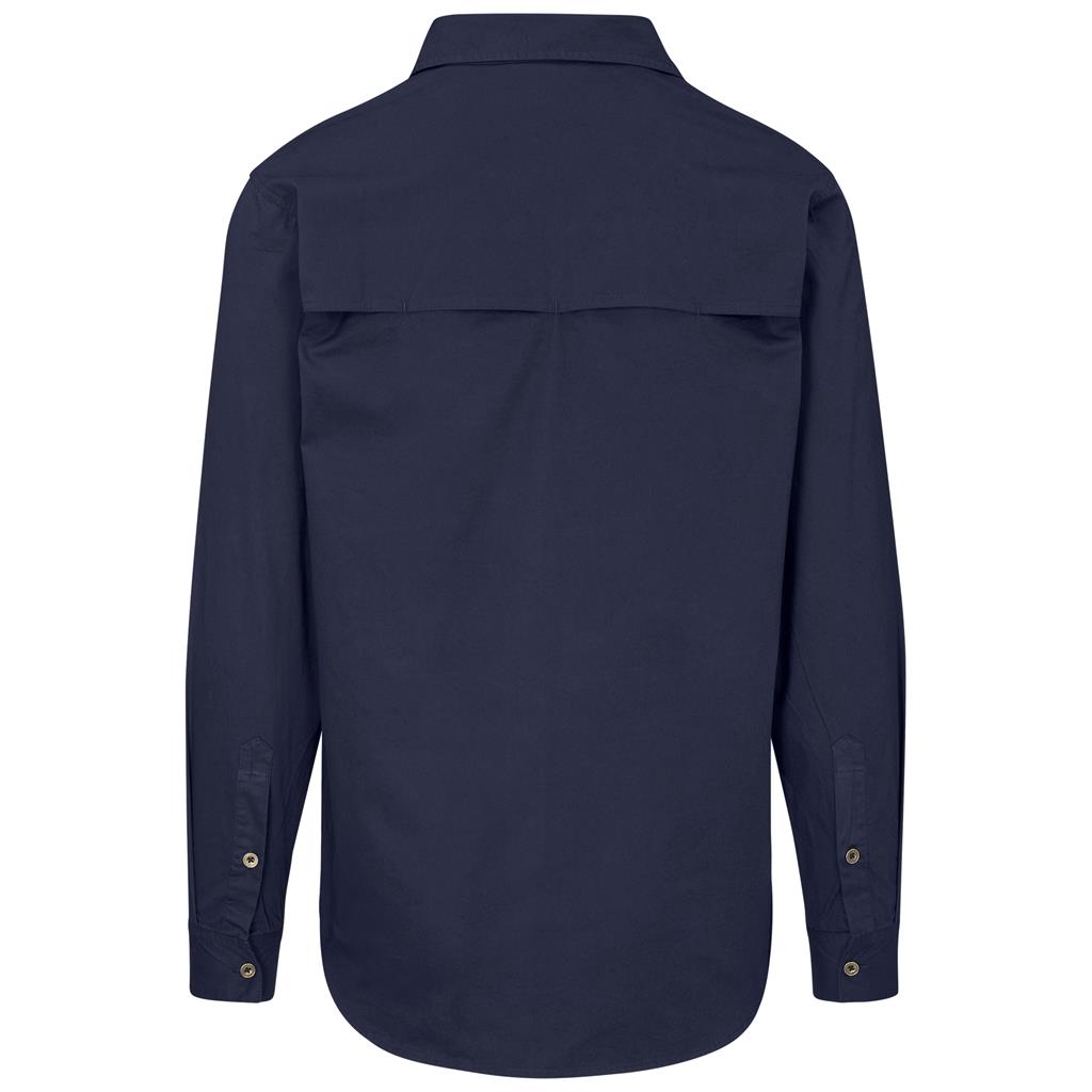 Mens Long Sleeve Mawenzi Twill Shirt