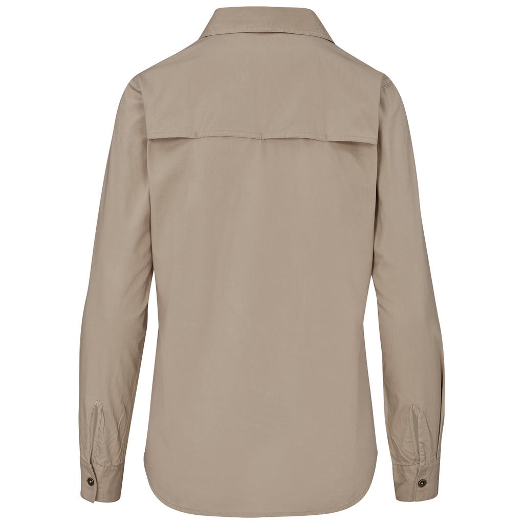 Ladies Long Sleeve Mawenzi Twill Shirt