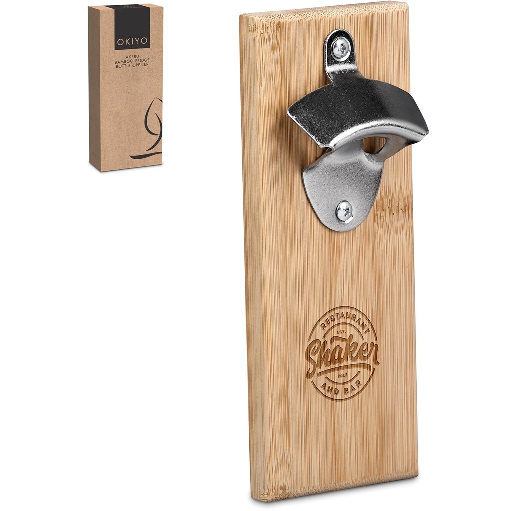 Akeru Bamboo Fridge Bottle Opener
