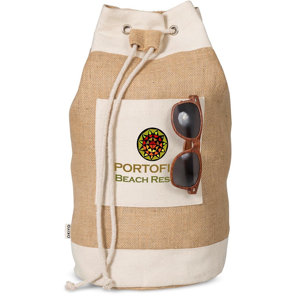 Suna Jute & Cotton Beach Rucksack
