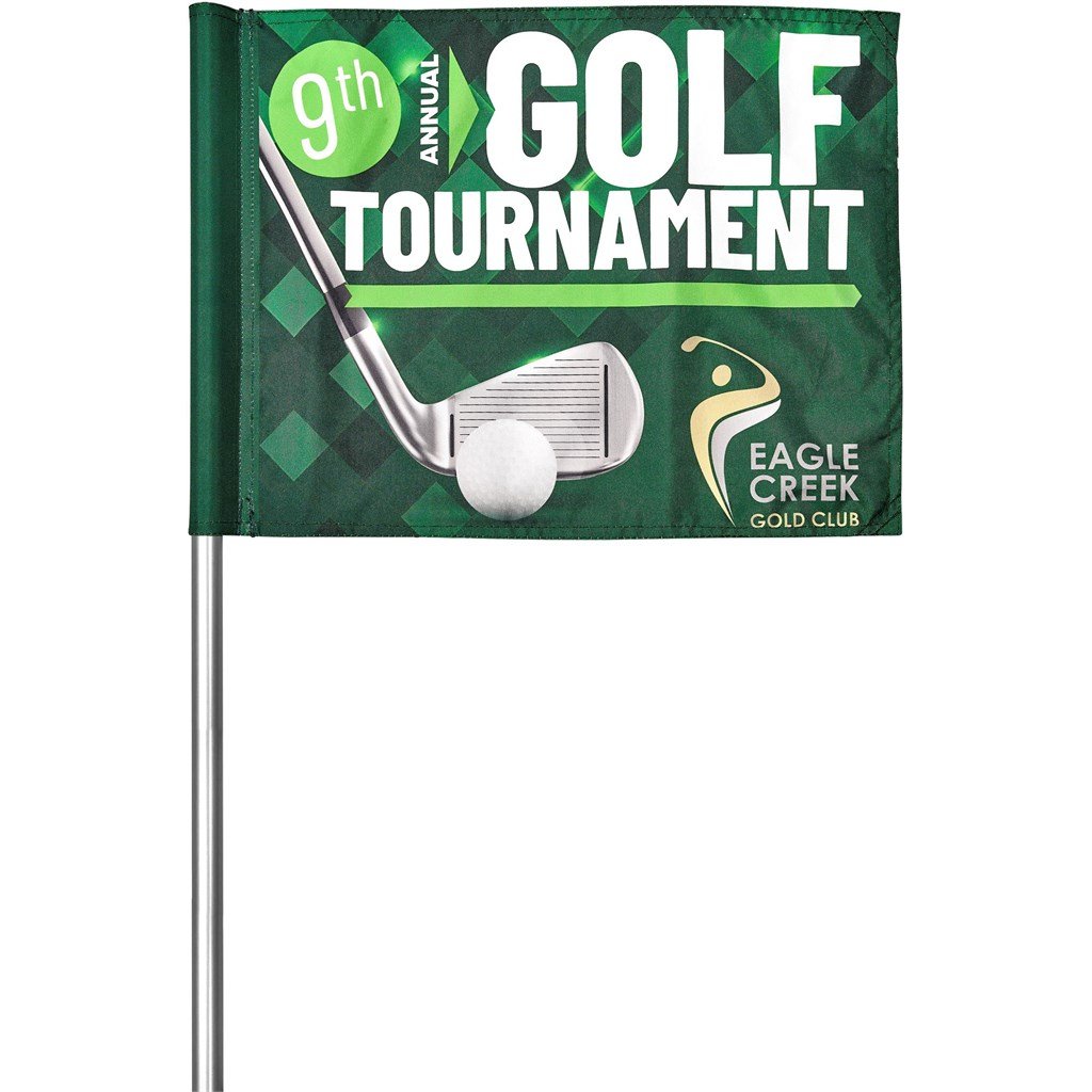 Pre-Production Sample Custom Tournament Golf Flag
