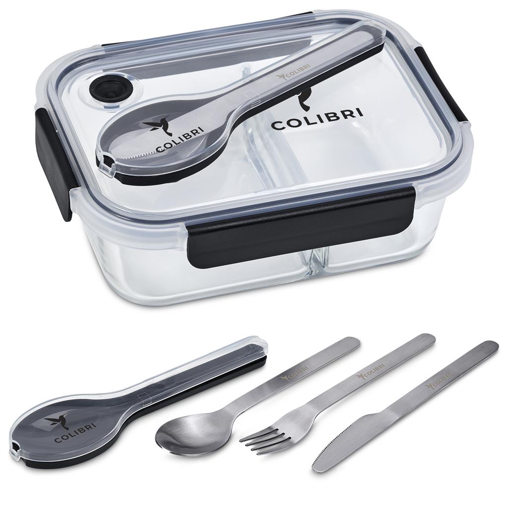 Mealmate Lunch Box & Cutlery Set