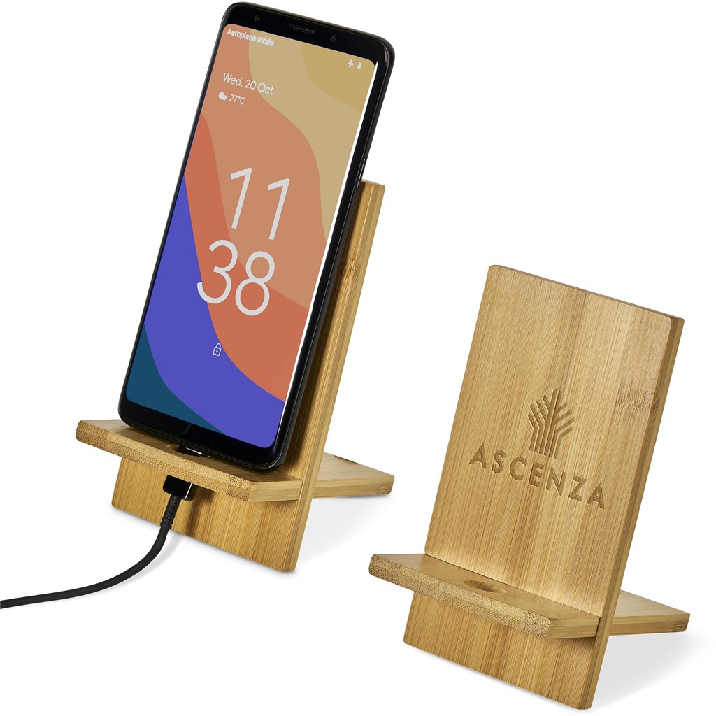 Ekslens Bamboo Phone Stand