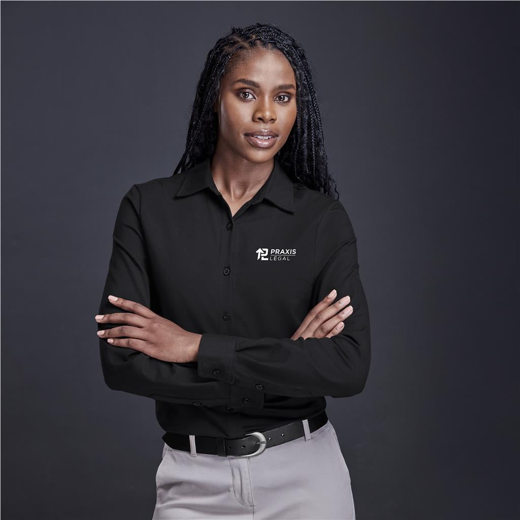 Ladies Long Sleeve  Cronus Knitted Shirt