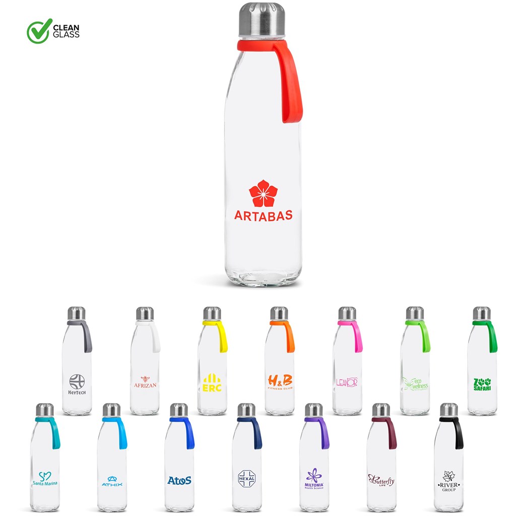 Loopy Glass Water Bottle - 650ml