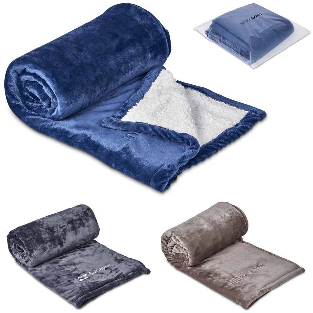 Glacial Sherpa Fleece Blanket