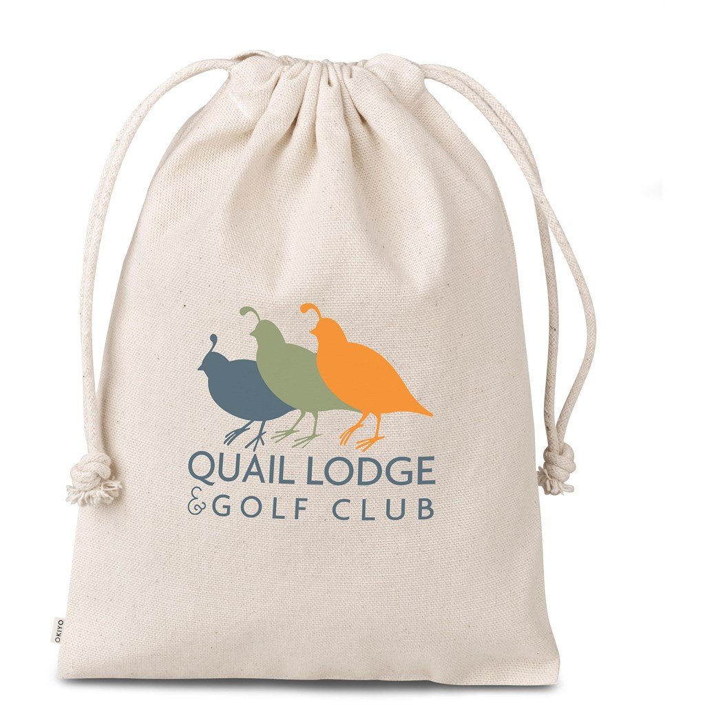 Chikara Midi Cotton Drawstring Pouch