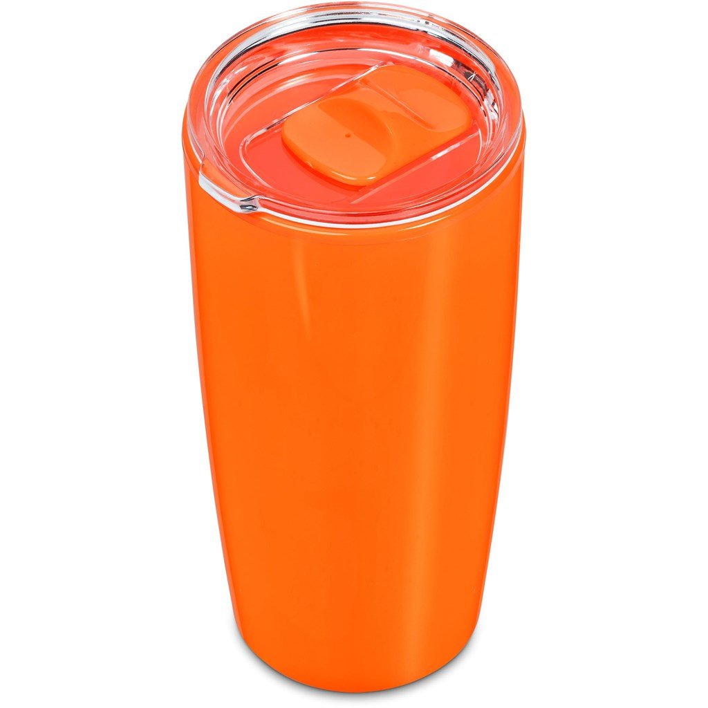 Daytona Plastic 2-in-1 Double-Wall Tumbler & Straw - 600ml