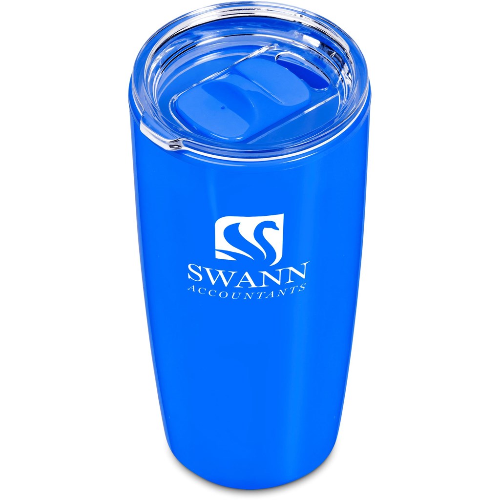 Daytona Plastic 2-in-1 Double-Wall Tumbler & Straw - 600ml