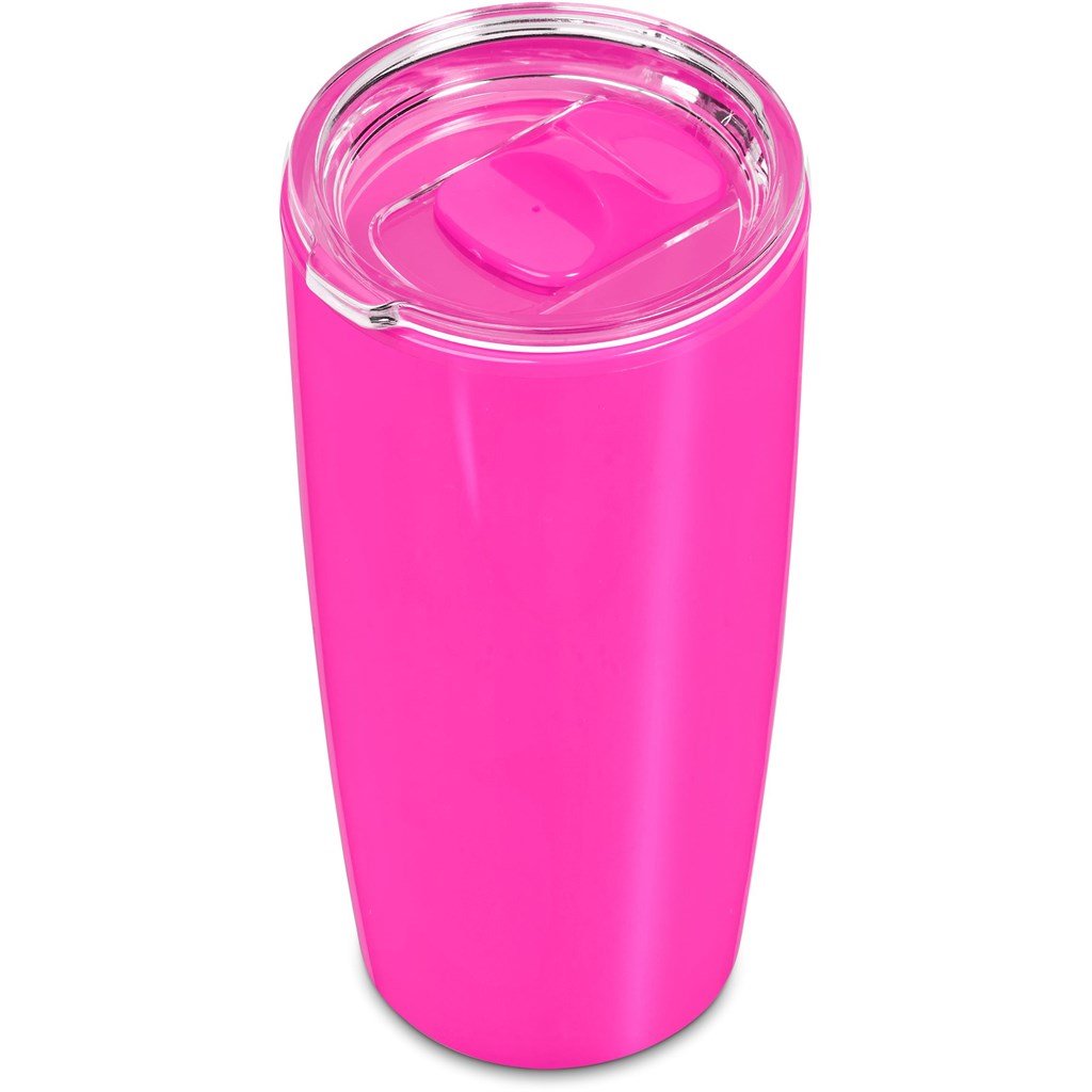 Daytona Plastic 2-in-1 Double-Wall Tumbler & Straw - 600ml