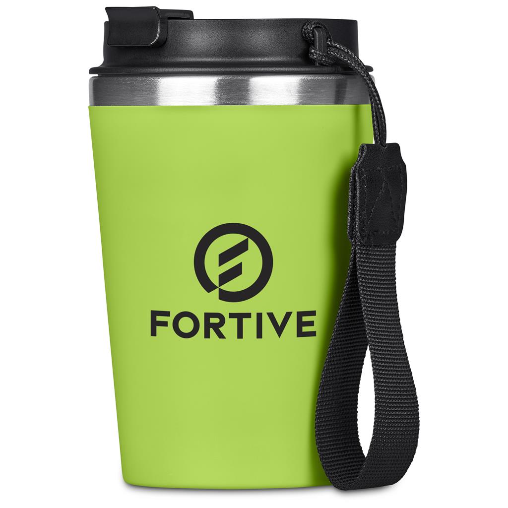 Luca Stainless Steel & Plastic Double-Wall Tumbler – 350ml