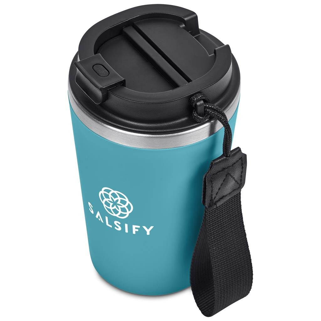 Luca Stainless Steel & Plastic Double-Wall Tumbler – 350ml