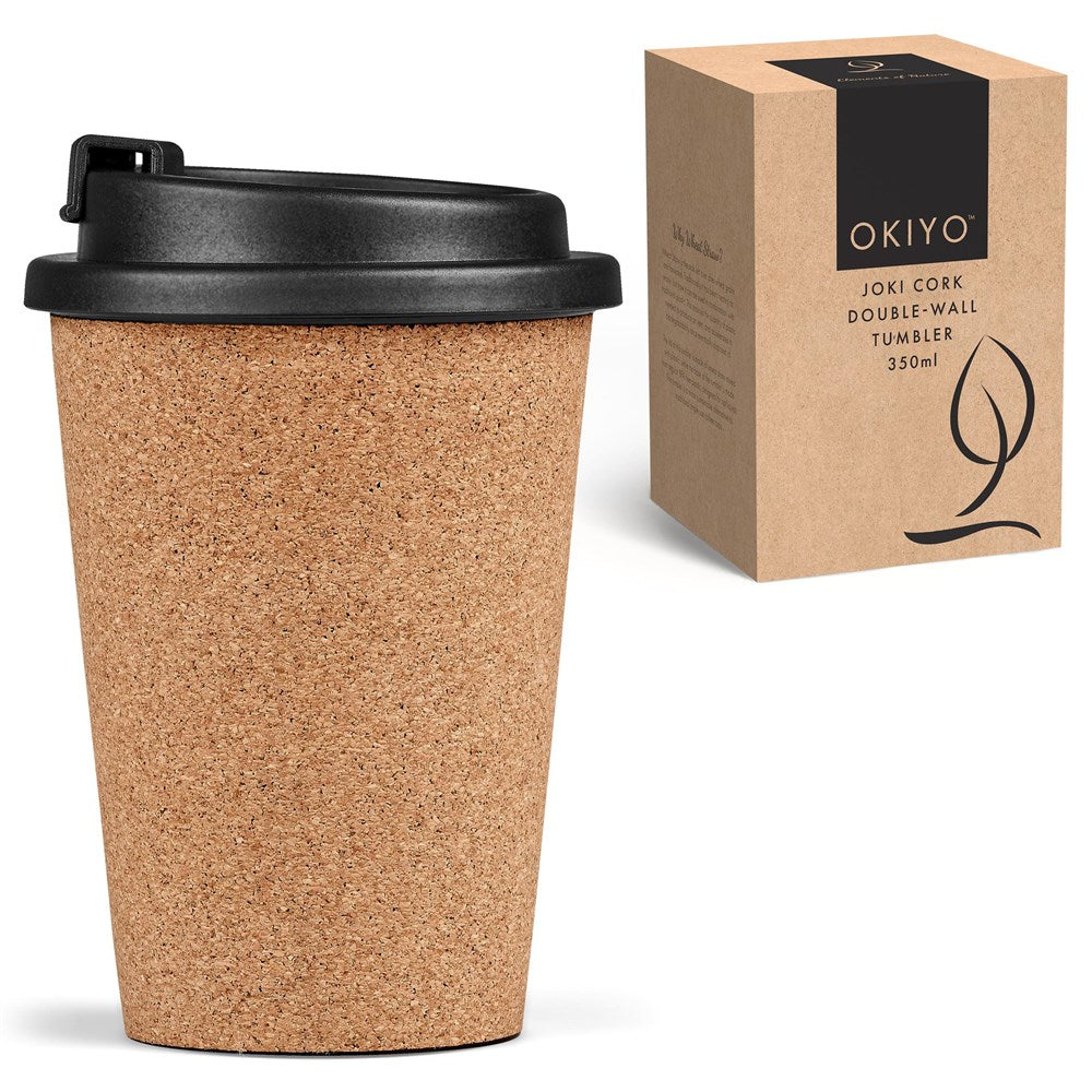 Joki Cork & Plastic Double-Wall Tumbler - 350ml