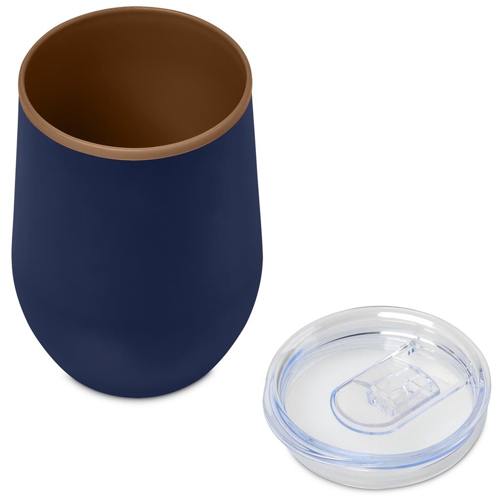 Ovolo Stainless Steel & Plastic Double-Wall Tumbler – 350ml