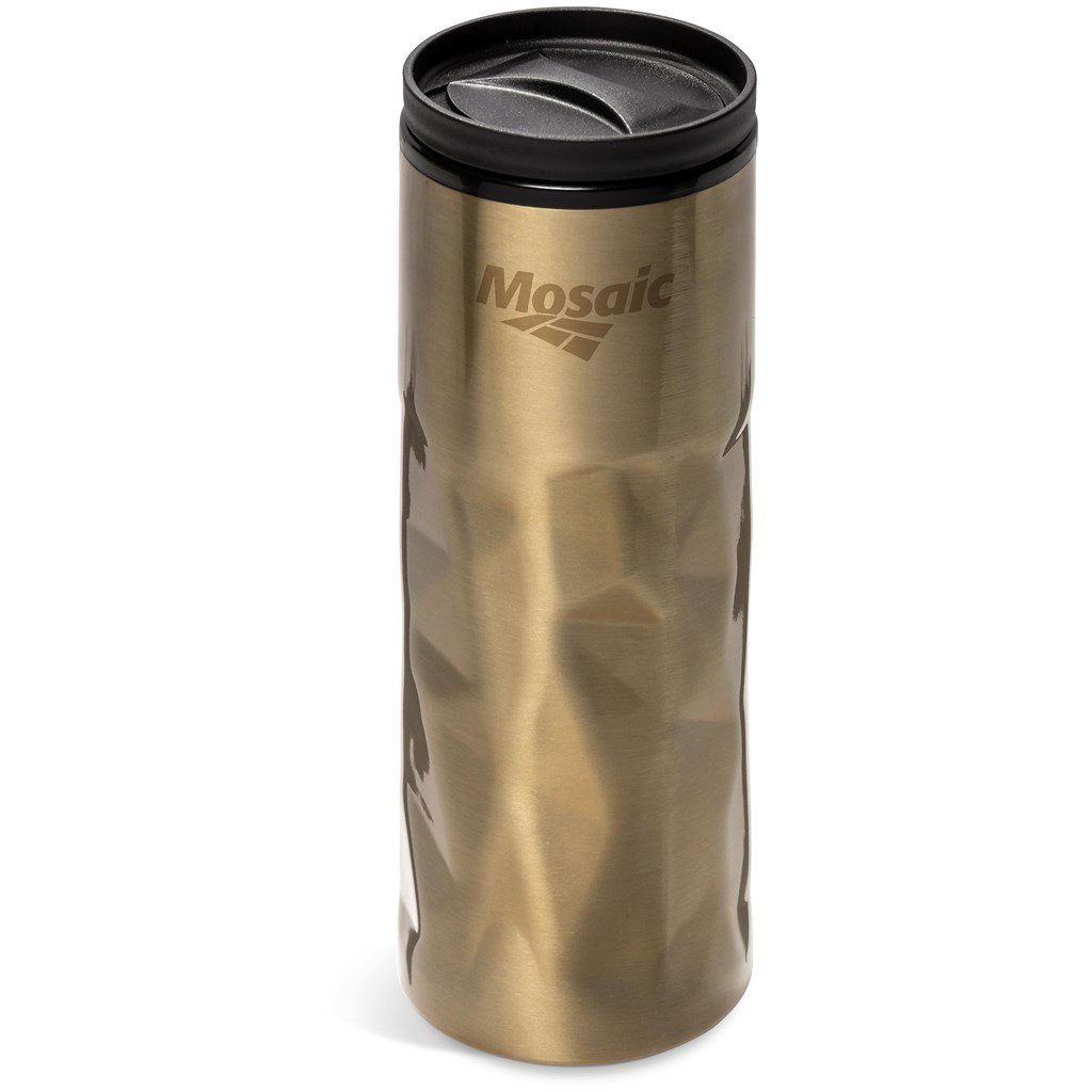 Serendipio Fire & Ice Stainless Steel & Plastic 2-In-1 Tumbler - 435ml - Silver