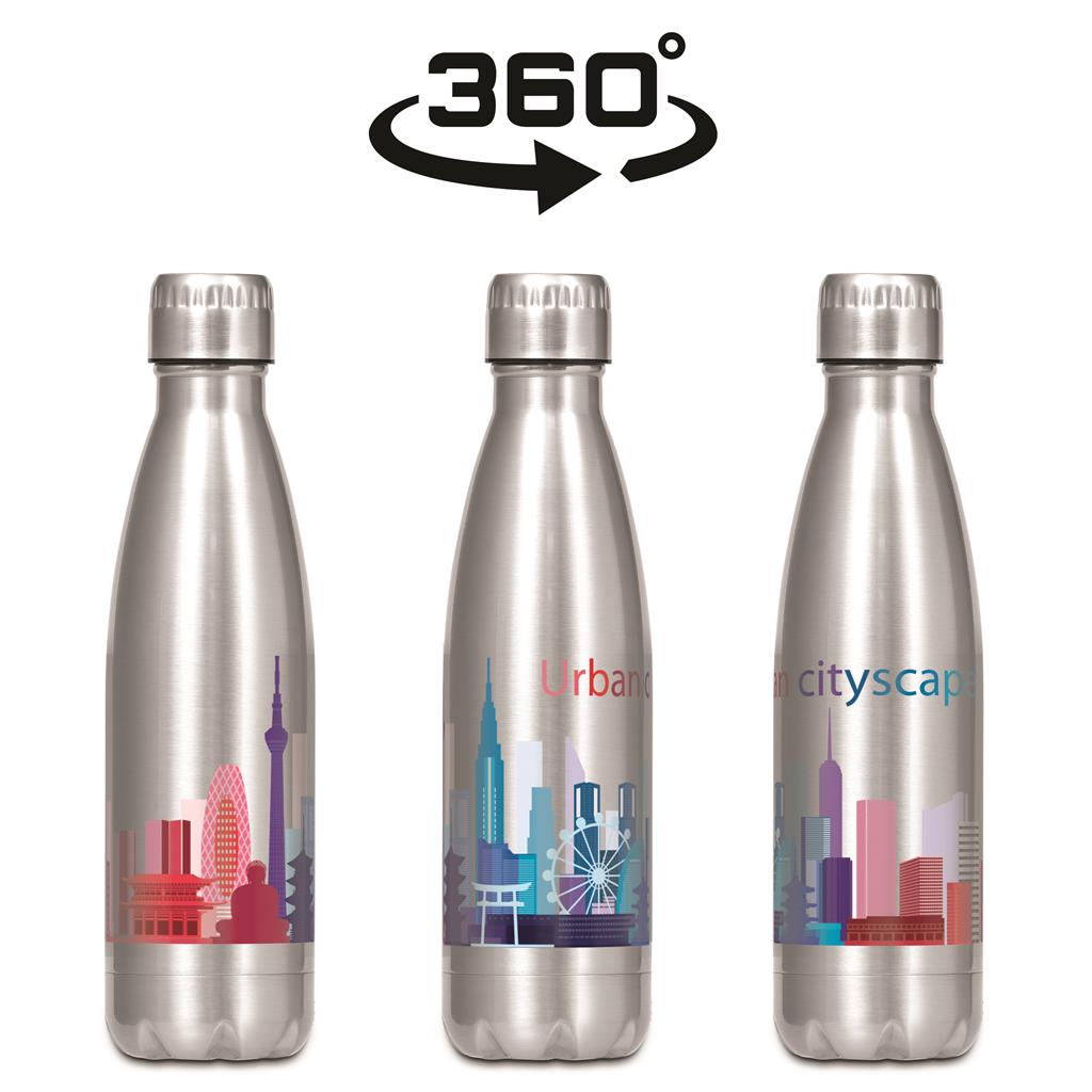 Disco Stainless Steel Vacuum Water Bottle - 500ml