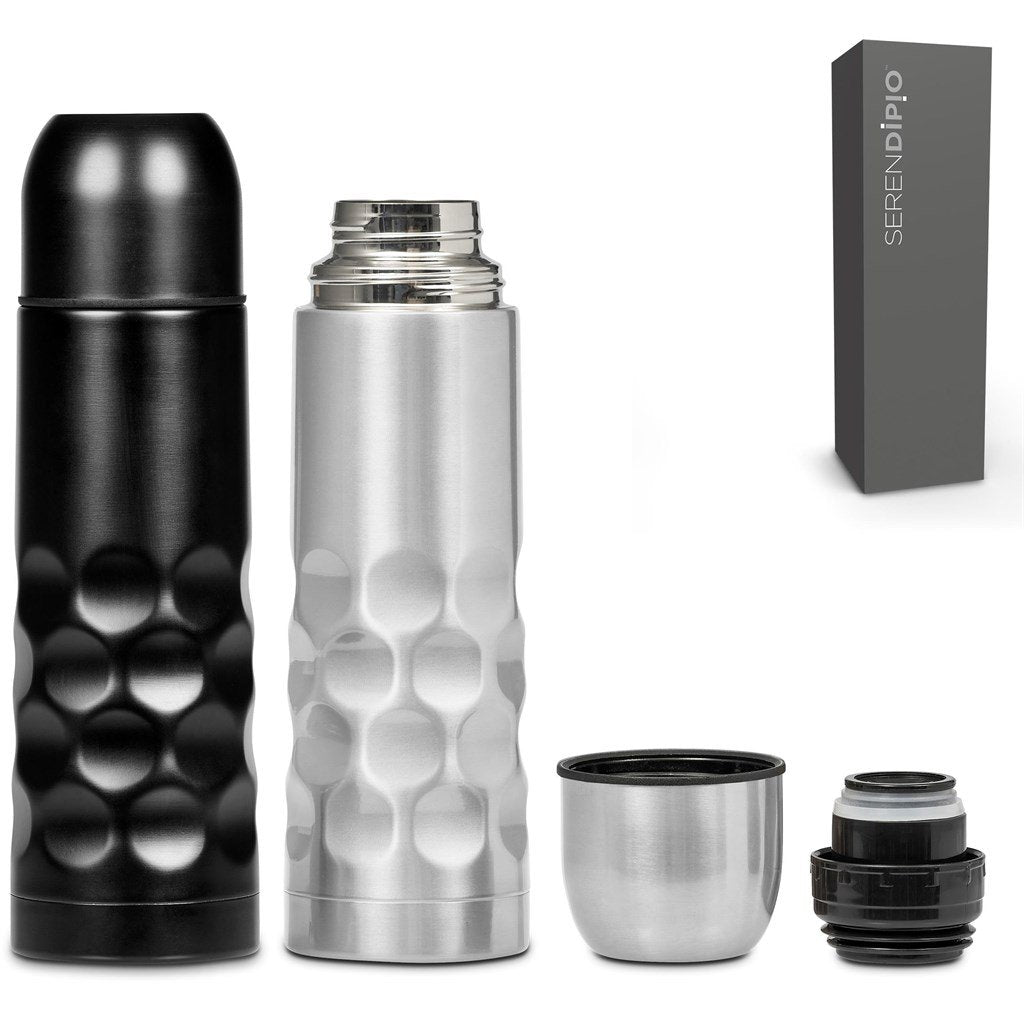 Patterned Stainless Steel Vacuum Flask - 500ml