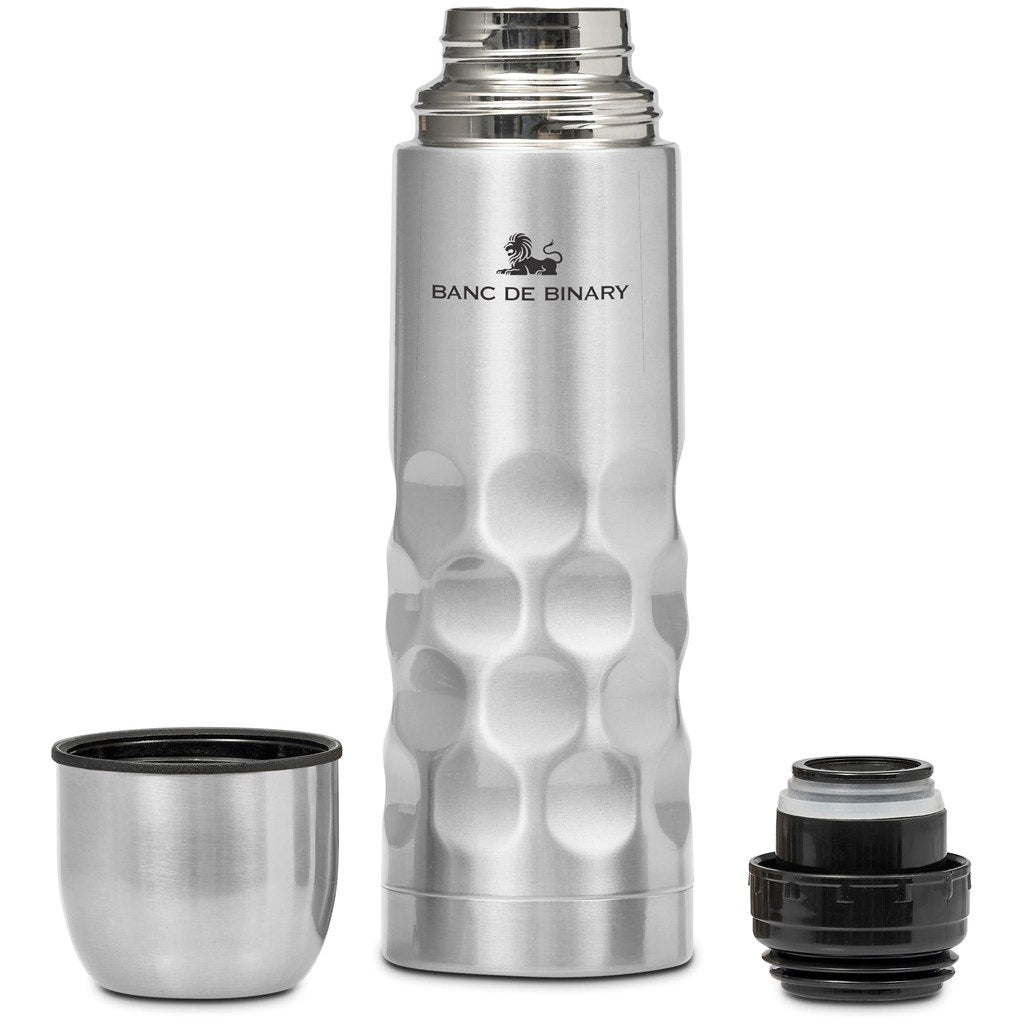 Patterned Stainless Steel Vacuum Flask - 500ml