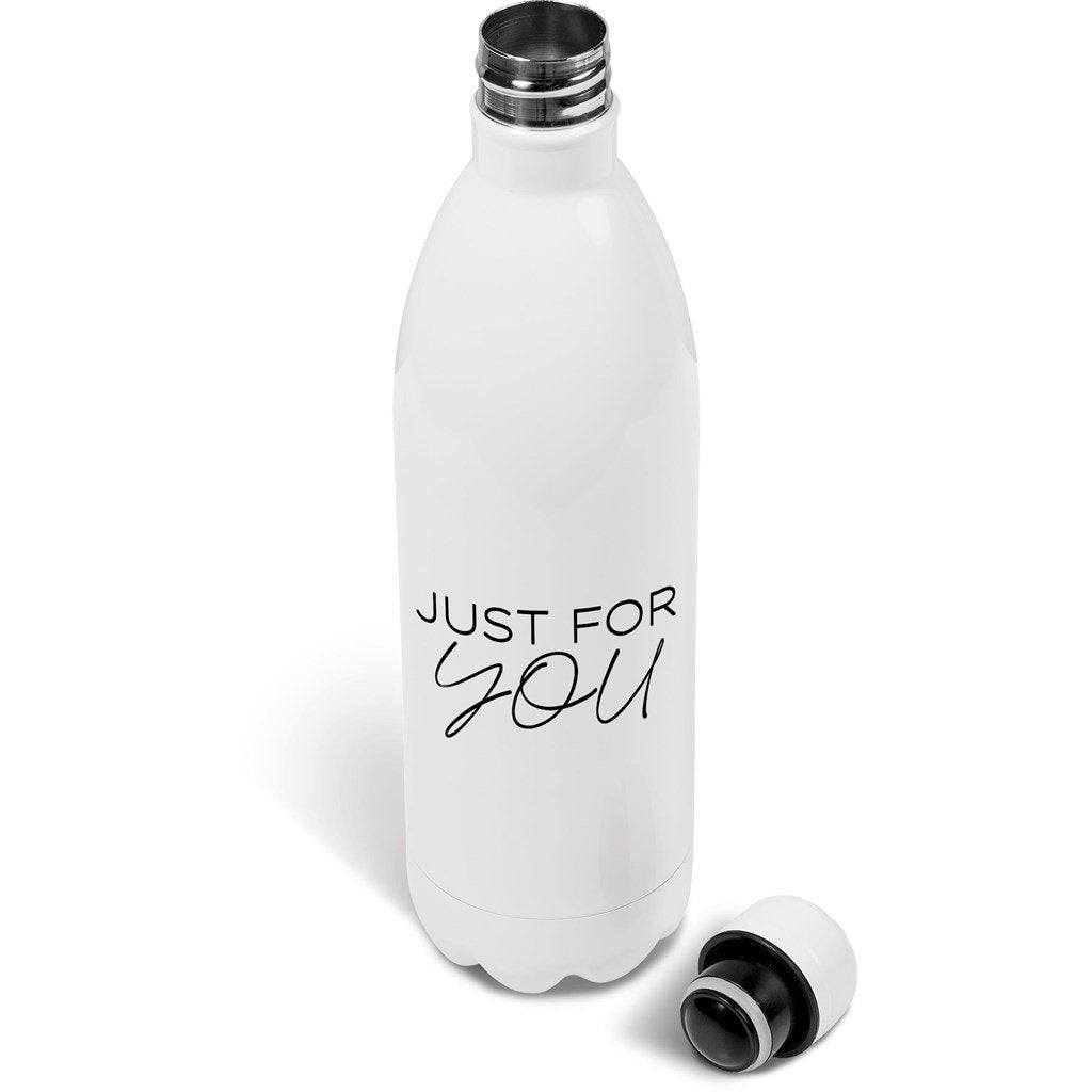 Serendipio Atlantis Stainless Steel Vacuum Water Bottle - 1 Litre - Silver