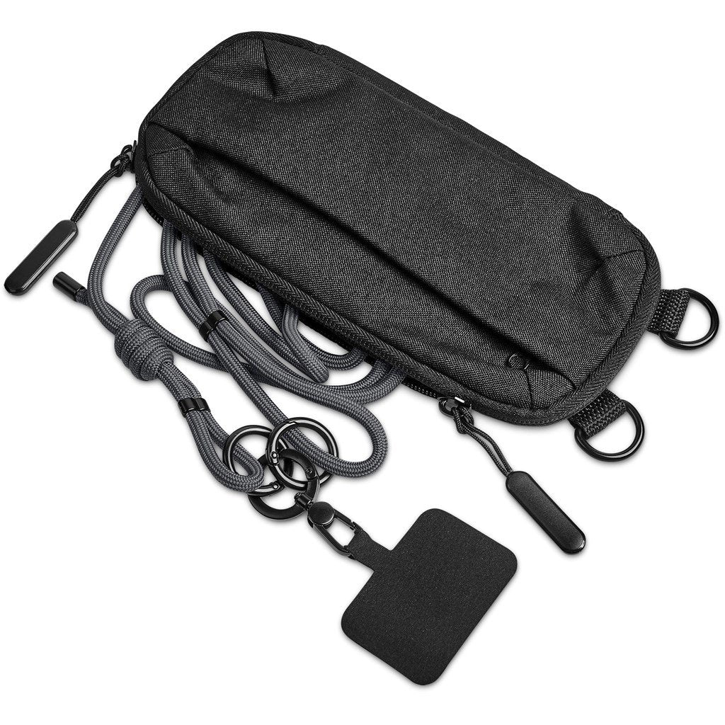 Glam Recycled PET Crossbody Bag & Phone Strap