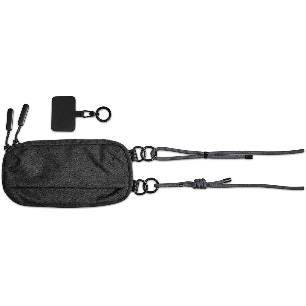 Glam Recycled PET Crossbody Bag & Phone Strap