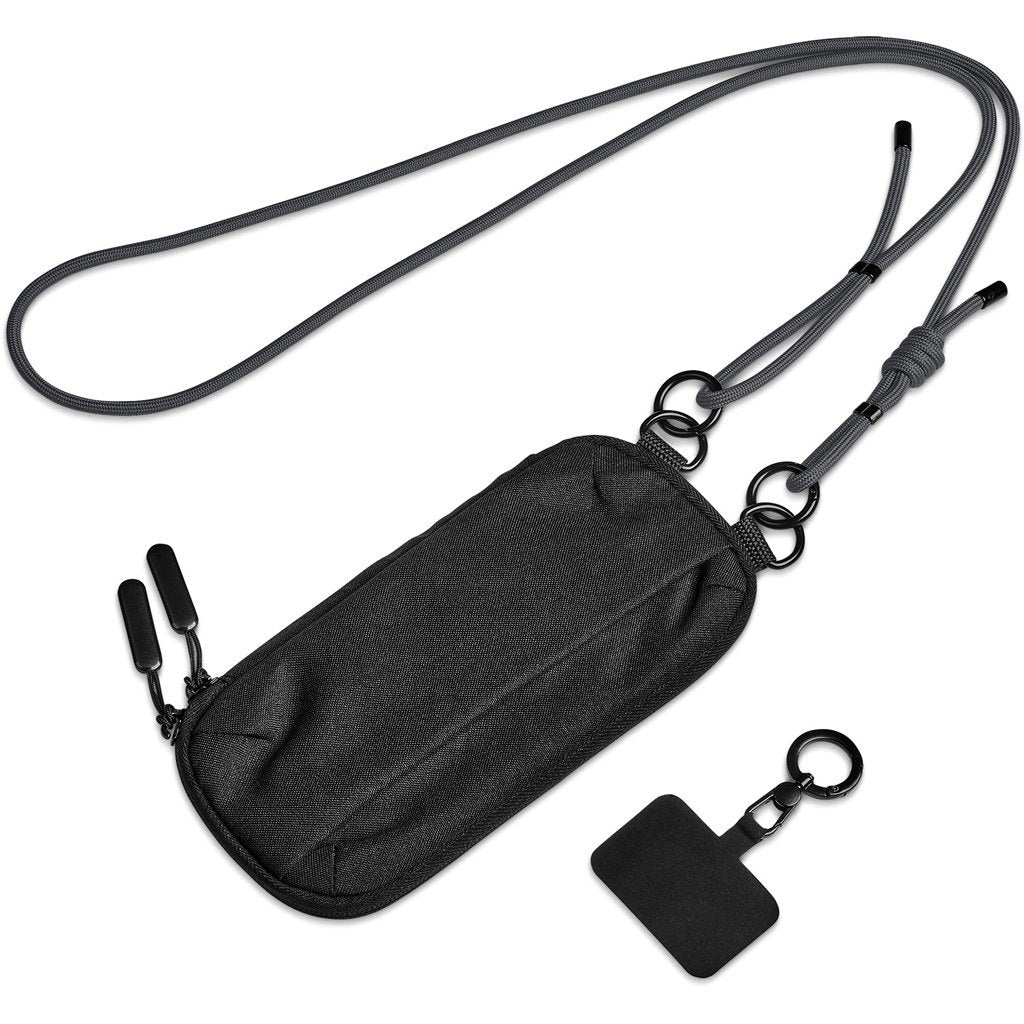 Glam Recycled PET Crossbody Bag & Phone Strap