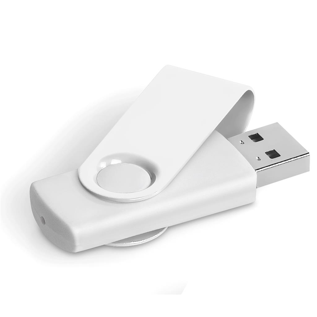 Axis Gyro White Flash Drive - 32GB
