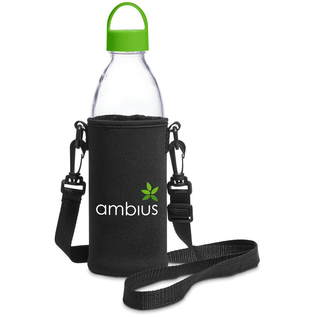 Hands-Free Glass Water Bottle – 850ml