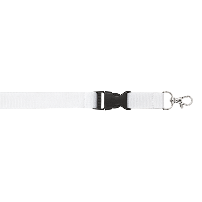 Woven Lanyard With Plastic Buckle