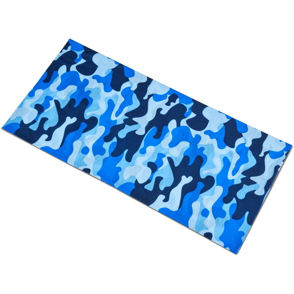 Kids Camo Flexi Tubular Bandana - Orange