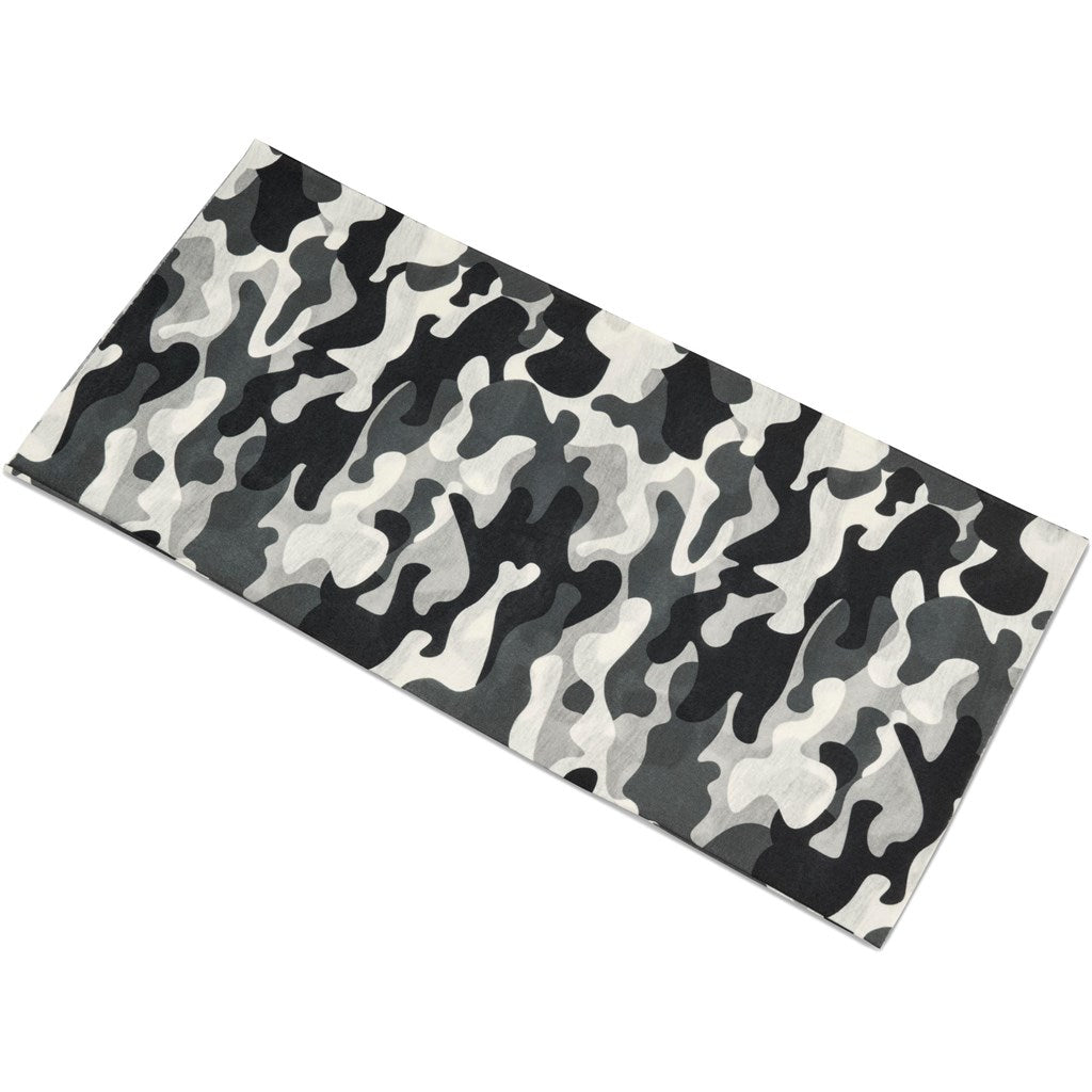 Kids Camo Flexi Tubular Bandana - Orange