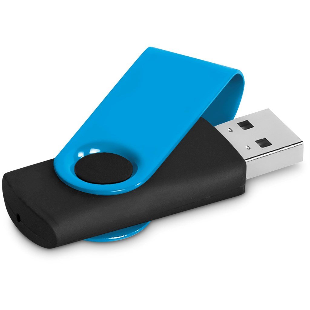 Axis Gyro Black Flash Drive - 8GB