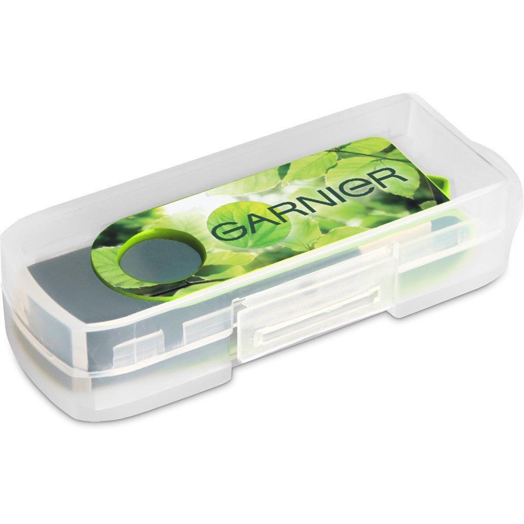 Axis Gyro Black Flash Drive - 8GB