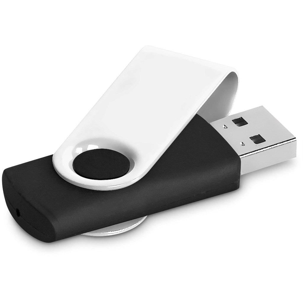 Axis Gyro Black Flash Drive - 8GB