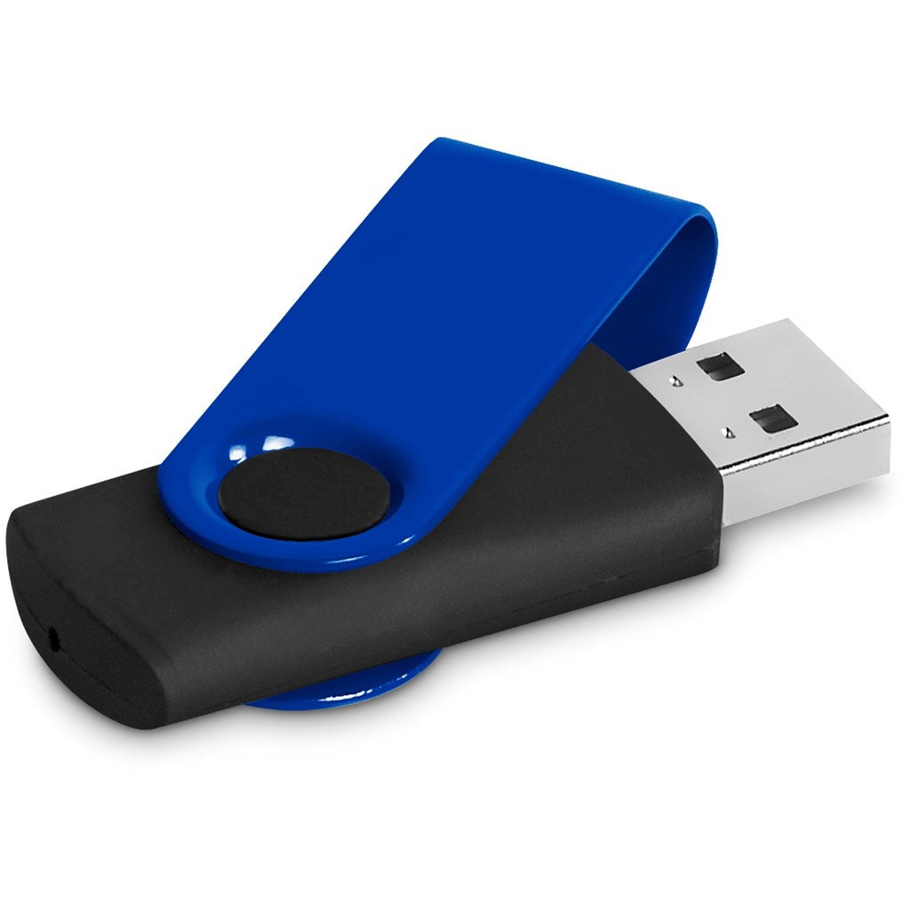 Axis Gyro Black Flash Drive - 16GB