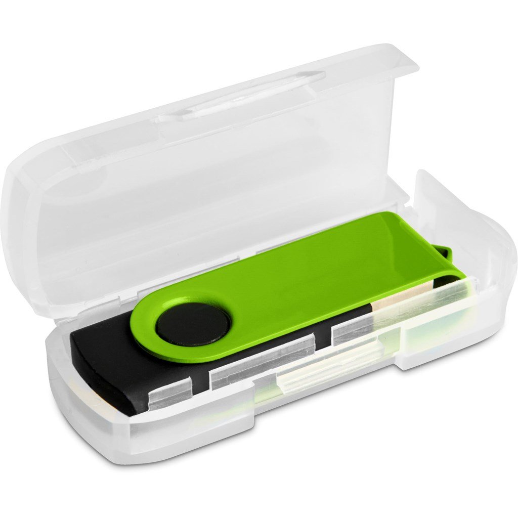 Axis Gyro Black Flash Drive - 16GB