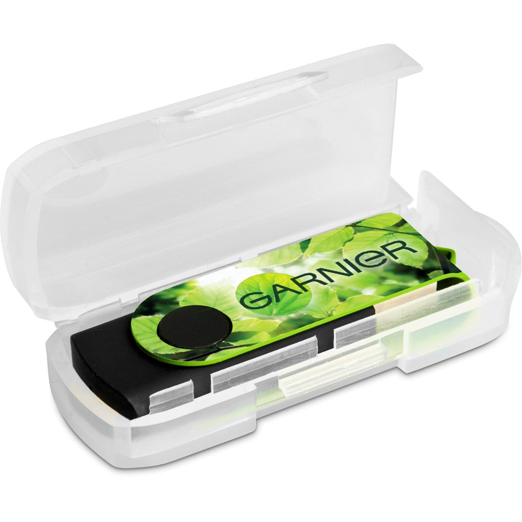 Axis Gyro Black Flash Drive - 16GB