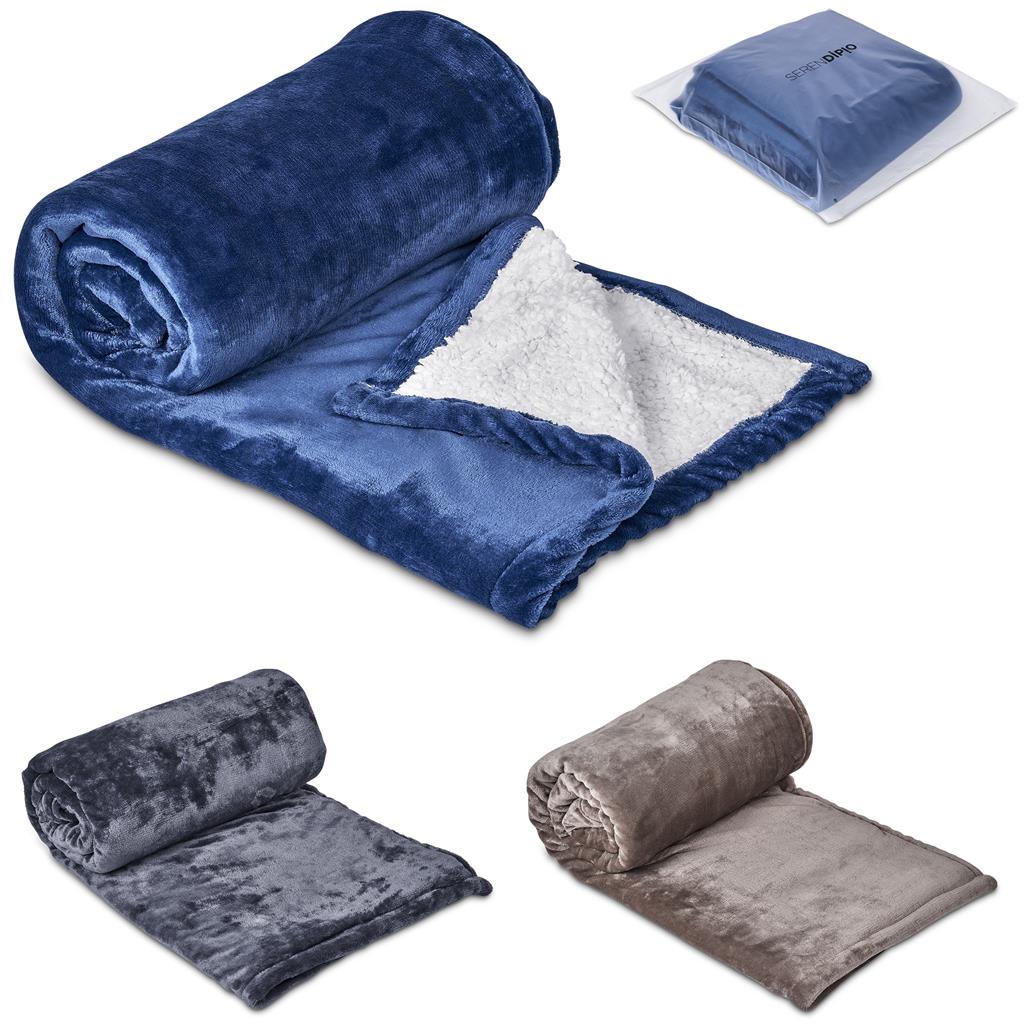Glacial Sherpa Fleece Blanket