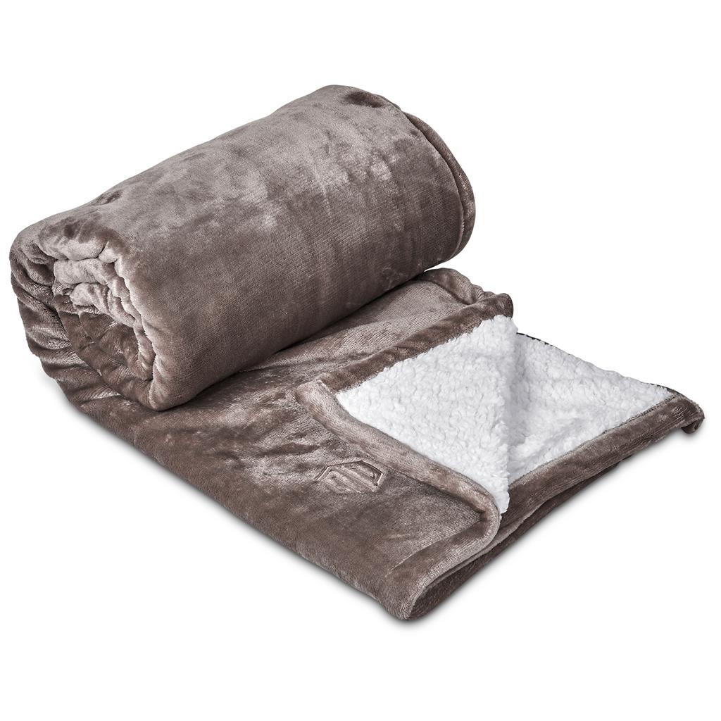 Glacial Sherpa Fleece Blanket