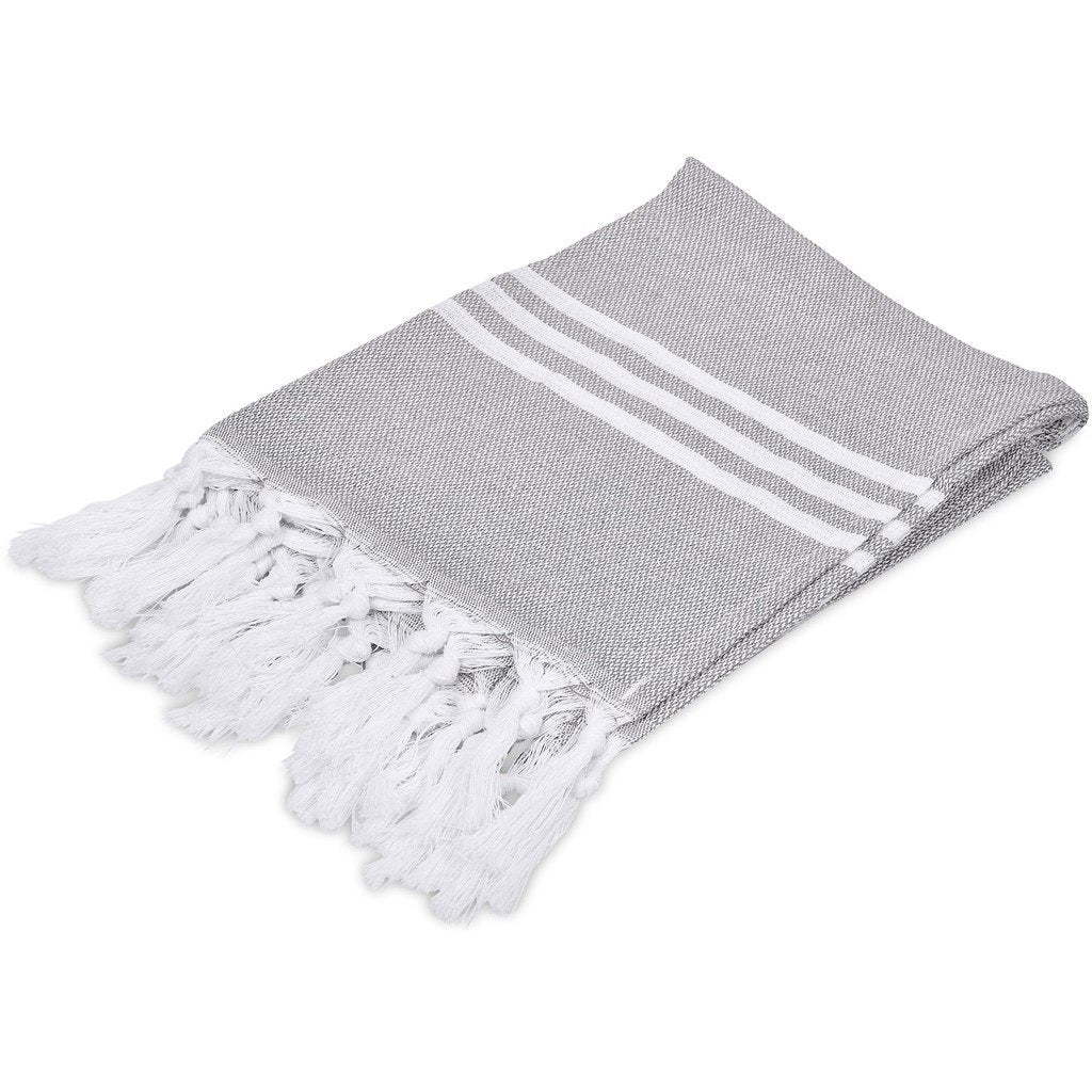 Santa Cruz Cotton-Rich Beach Towel & Drawstring Bag