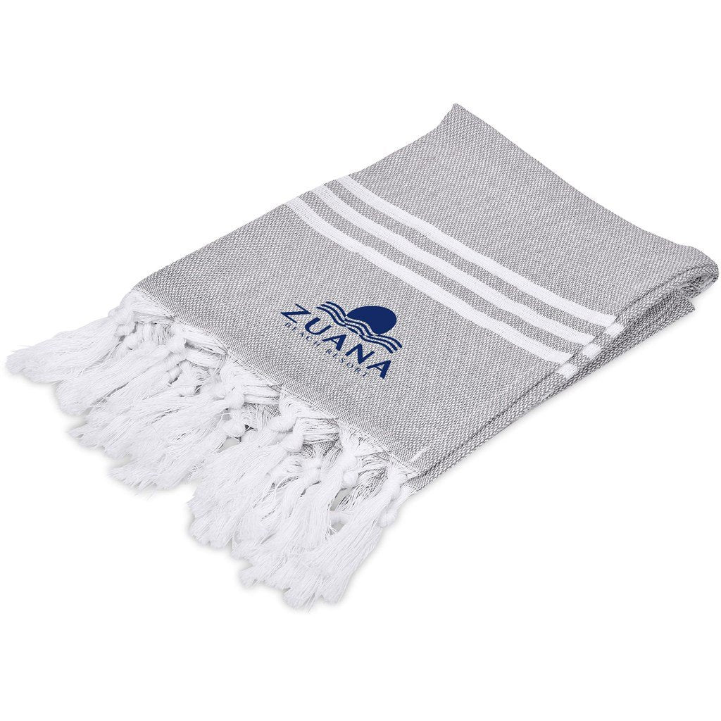 Santa Cruz Cotton-Rich Beach Towel & Drawstring Bag