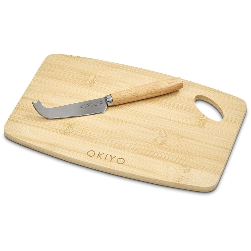 Edamu Bamboo Cheese Board Set