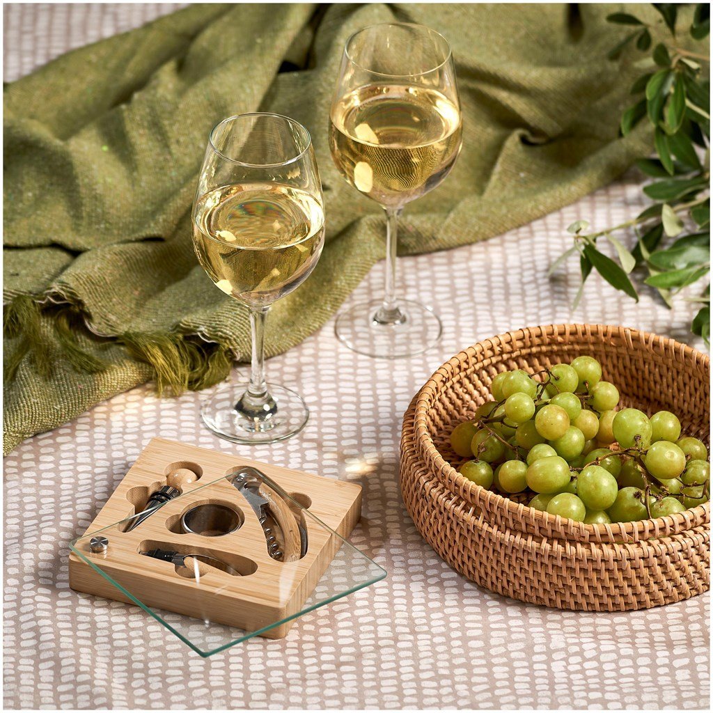 Budonoki Bamboo Wine Accessories set