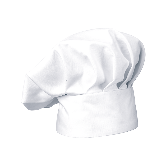 Toque Blanche Mushroom Chef Hat